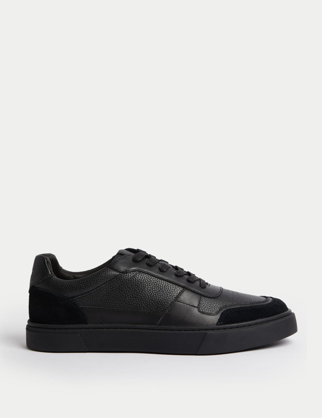 Leather Lace Up Trainers with Freshfeet™