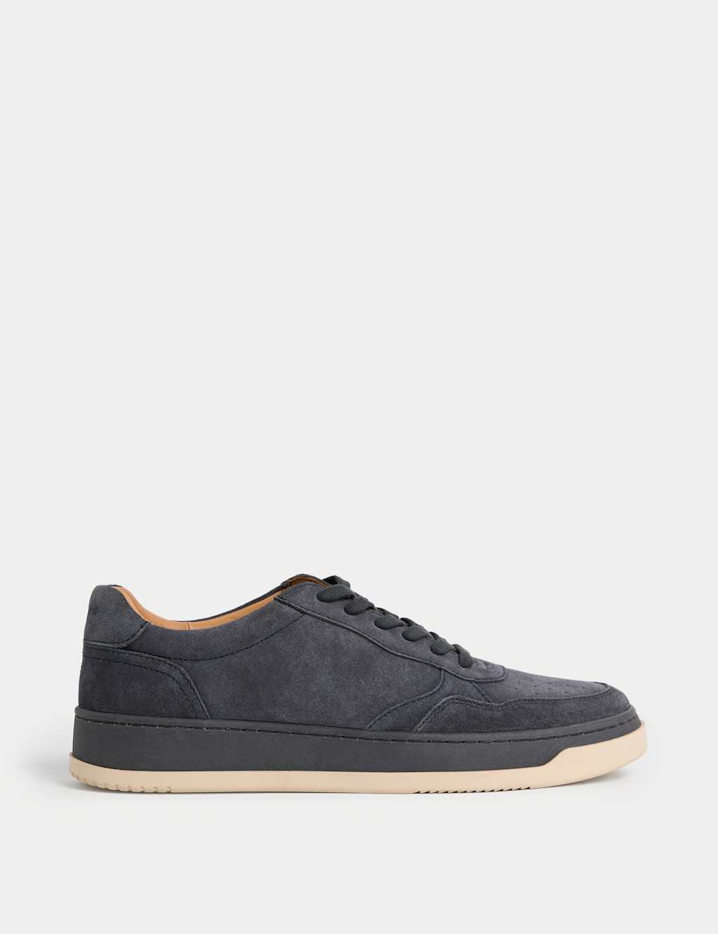 Suede Lace-Up Trainers