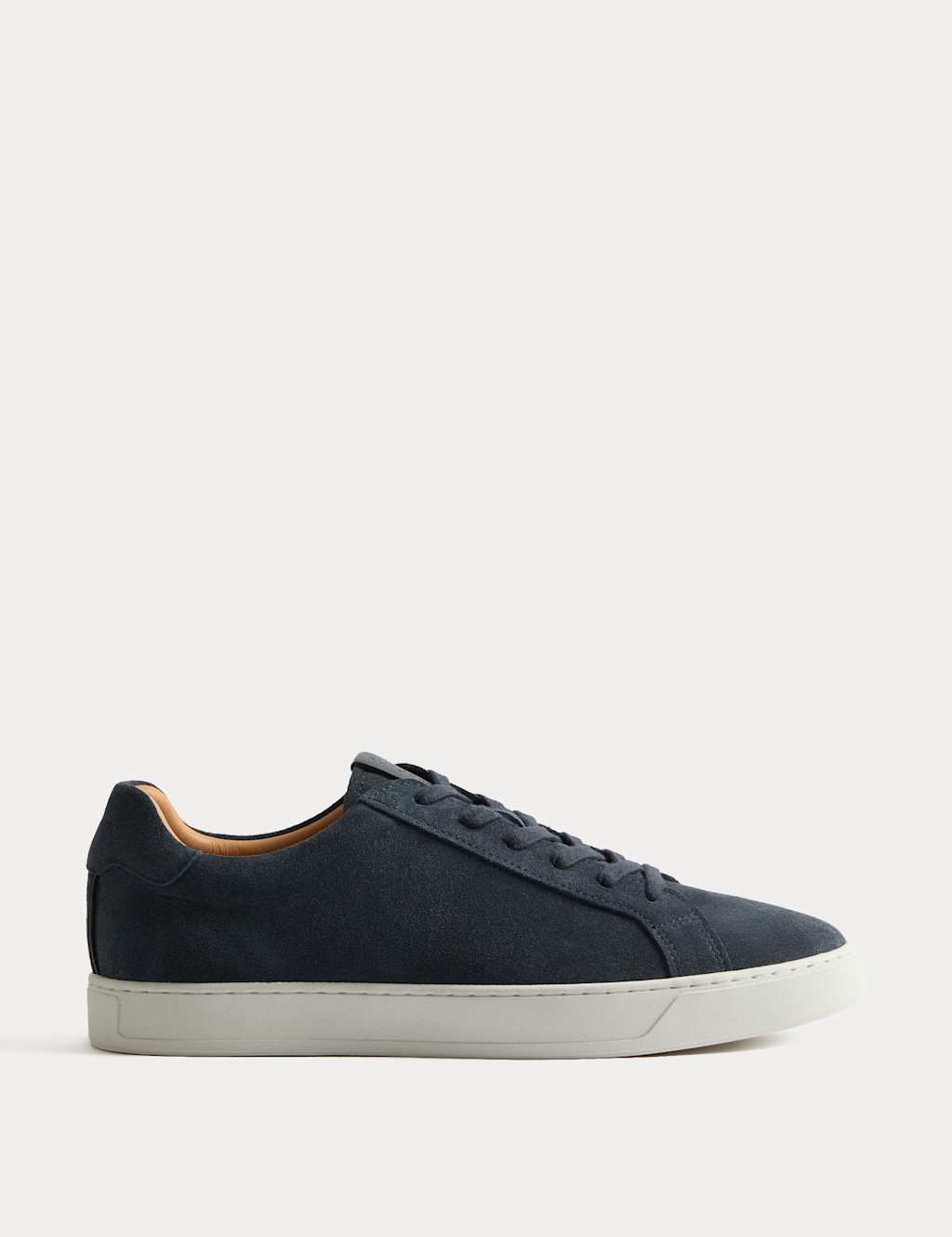 Autograph Men's Suede Lace up Trainers - 6 - Dark Navy