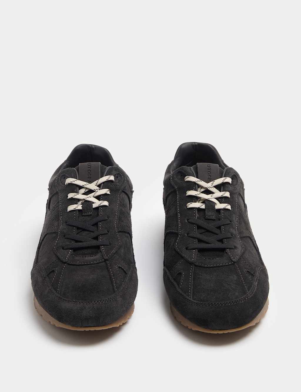 Autograph Men's Suede Lace Up Trainers - 12 - Dark Brown