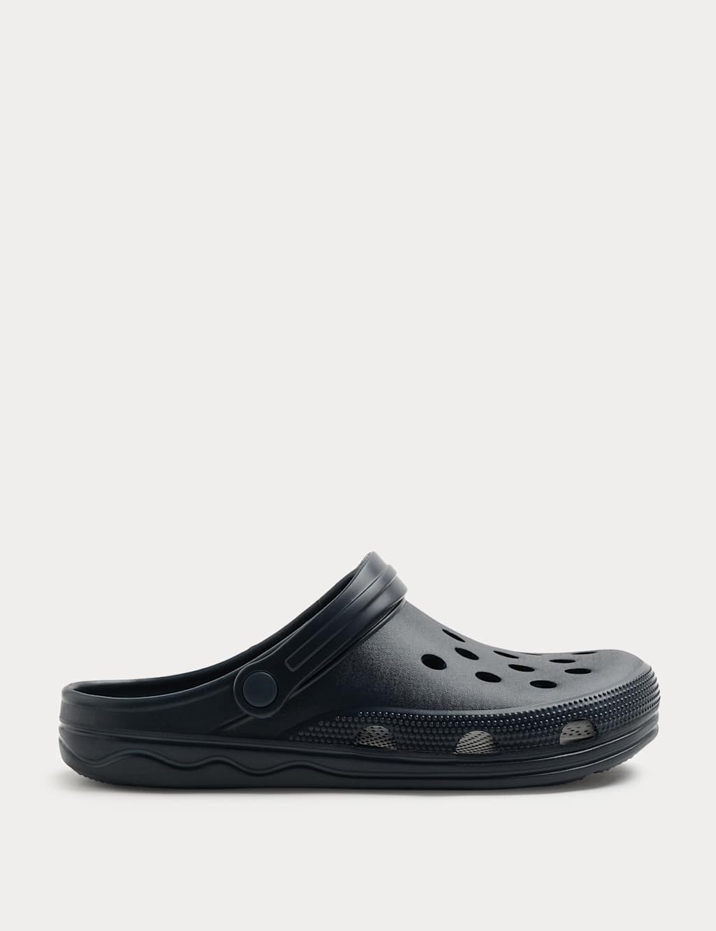 M&S Men's Slip On Clogs - 9 - Navy