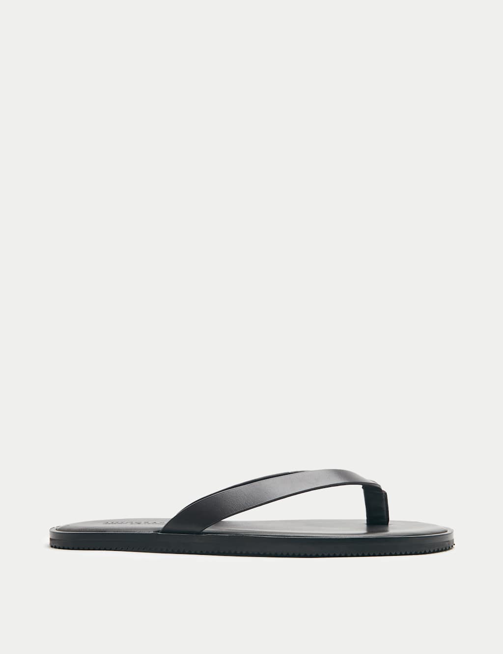 Autograph Men's Leather Flip Flops - 7 - Brown