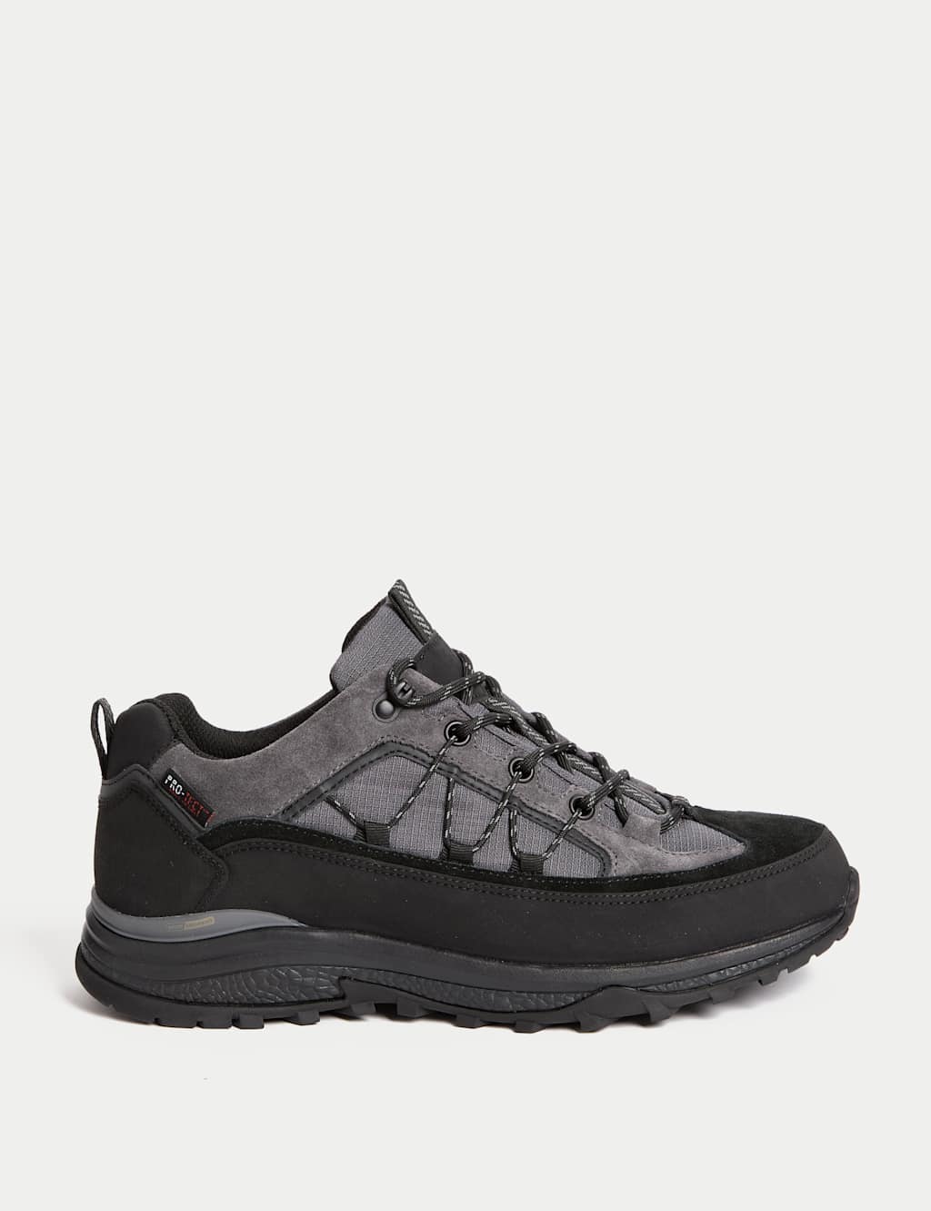 M&S Waterproof Walking Shoes Charcoal Mix