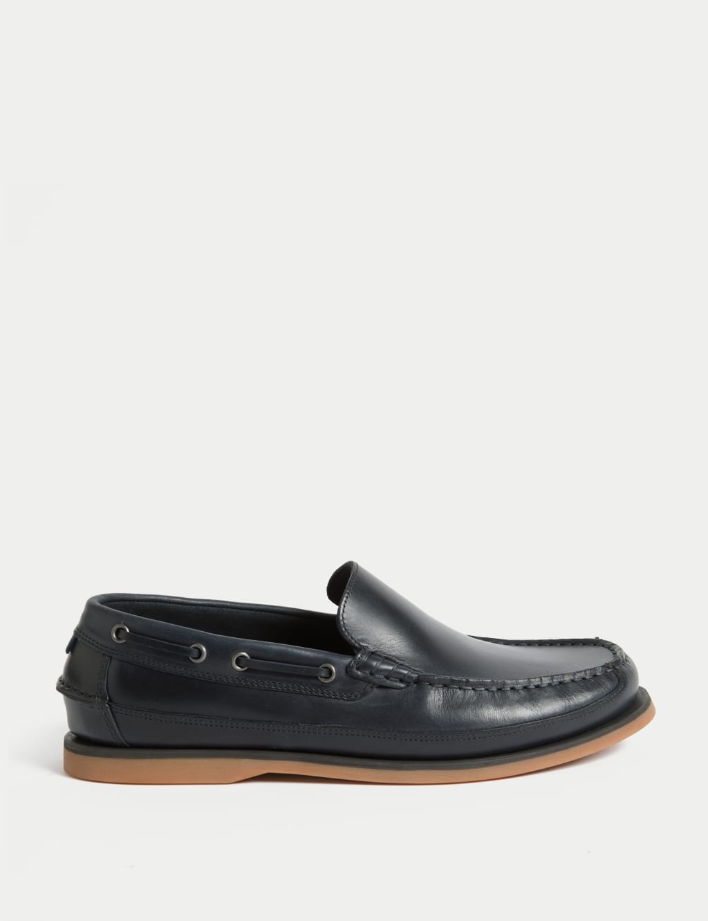 Leather Slip-On Boat Shoes