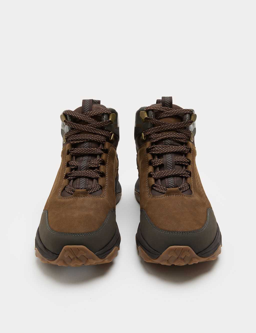 M&S Men's Waterproof Walking Boots - 7 - Brown