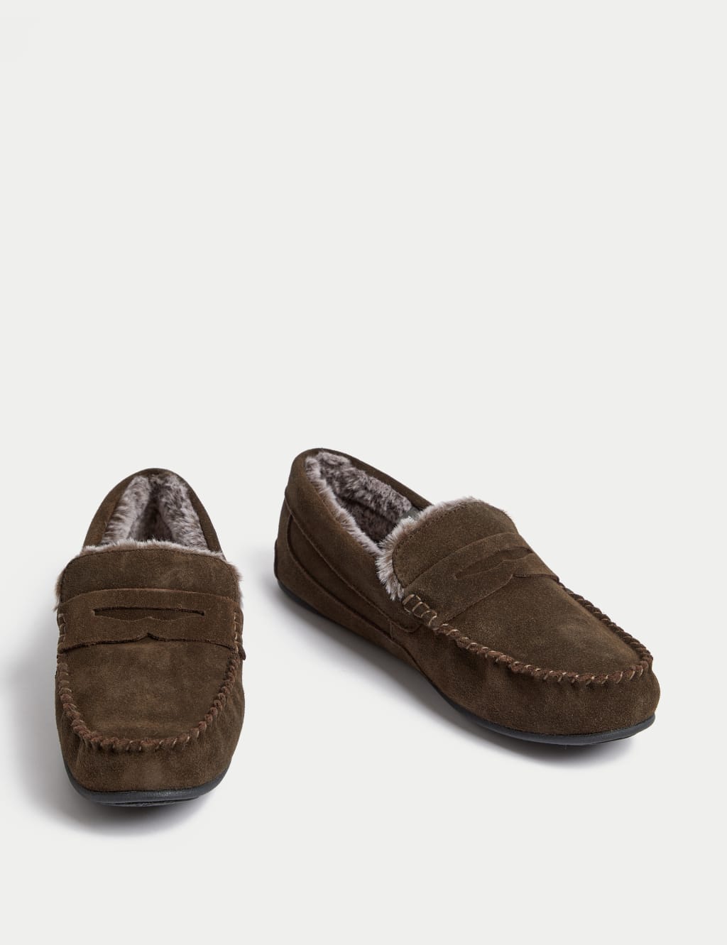 Suede Slippers with Freshfeet™