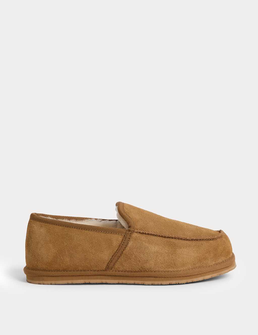 Autograph Suede Moccasin Slippers with Freshfeet Tan