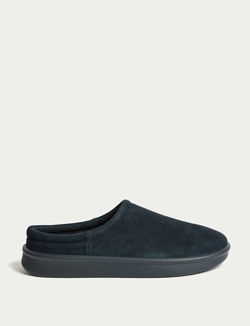 M&S Suede Mule Slippers Navy