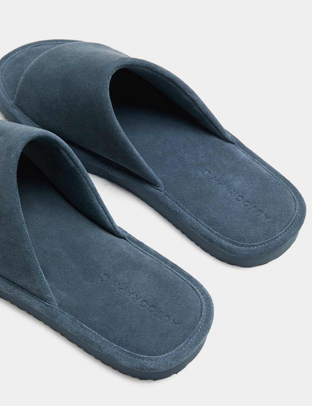 Autograph Men's Suede Sliders - 6 - Mid Blue