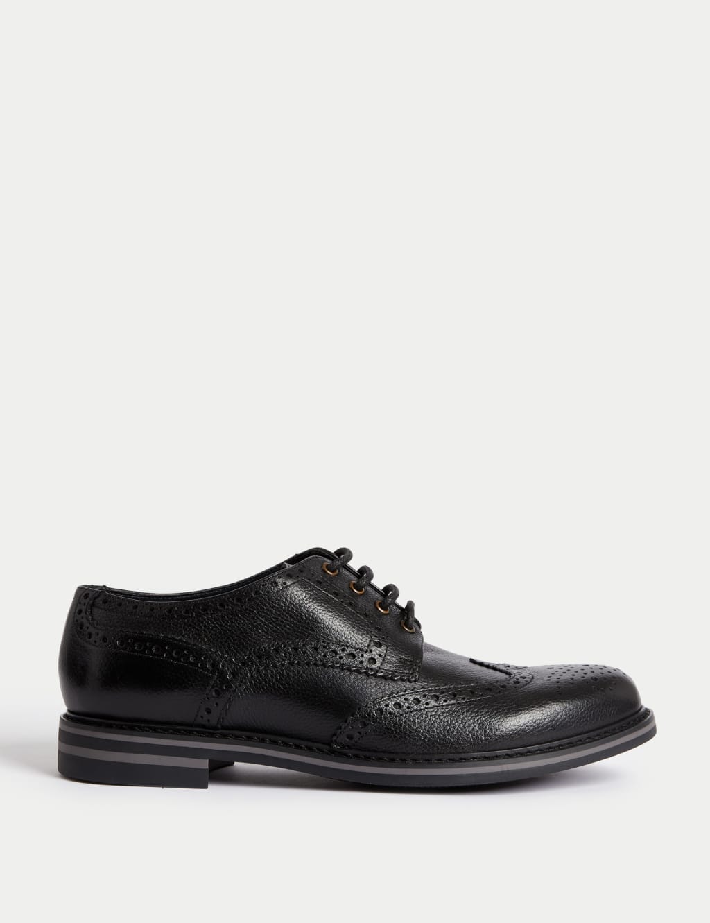 Wide Fit Leather Brogues