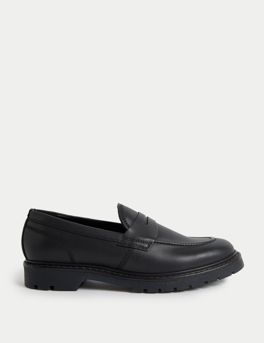 Mens black shoes marks and spencer on sale