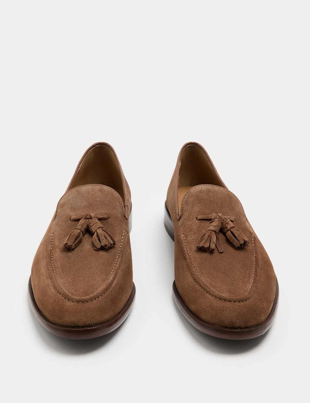 Autograph Men's Suede Tassel Loafers - 11 - Tan