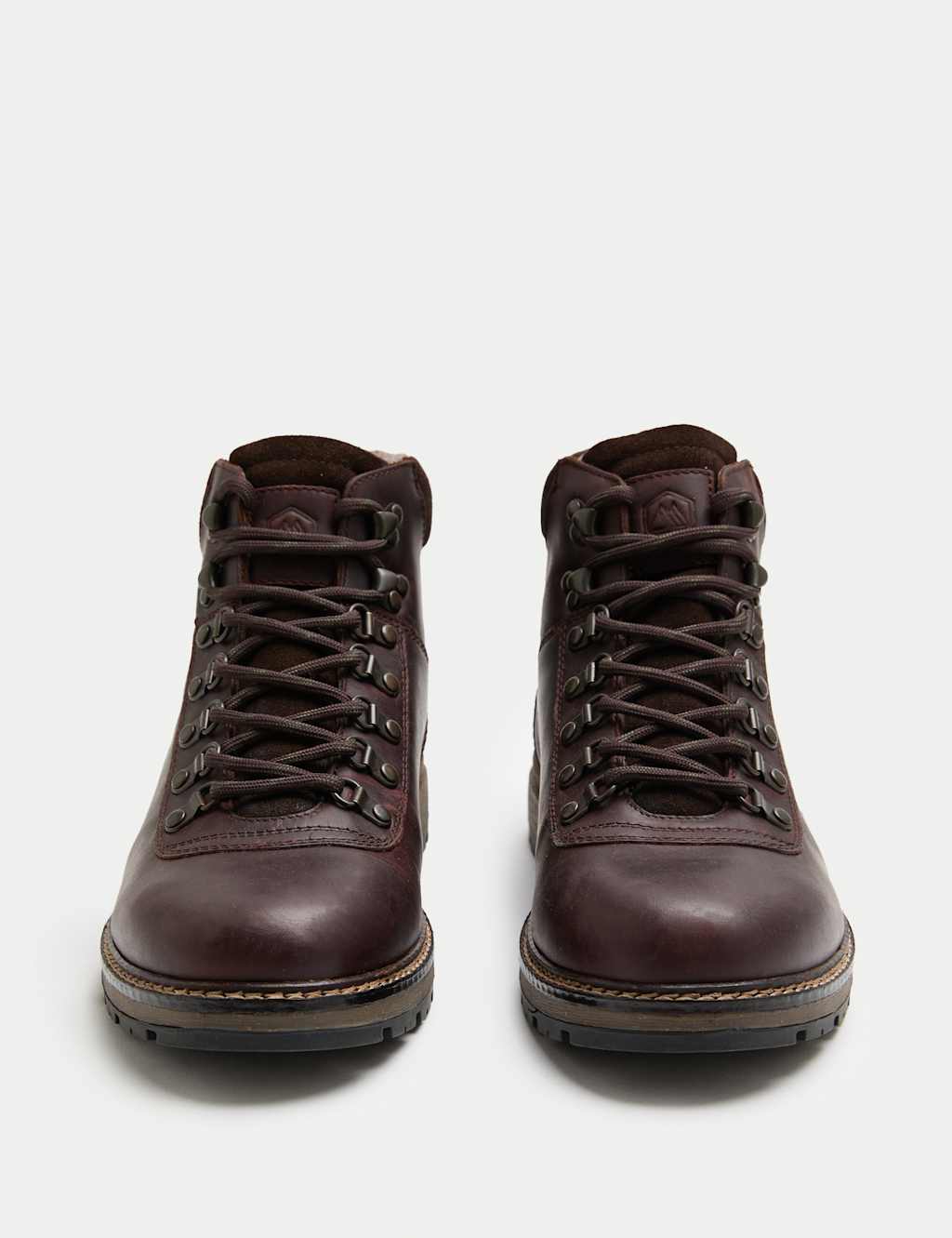 M&S Leather Waterproof Casual Boots Chestnut