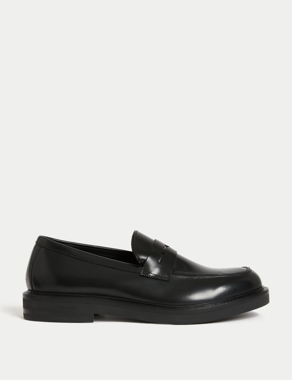 Leather Slip-On Loafers