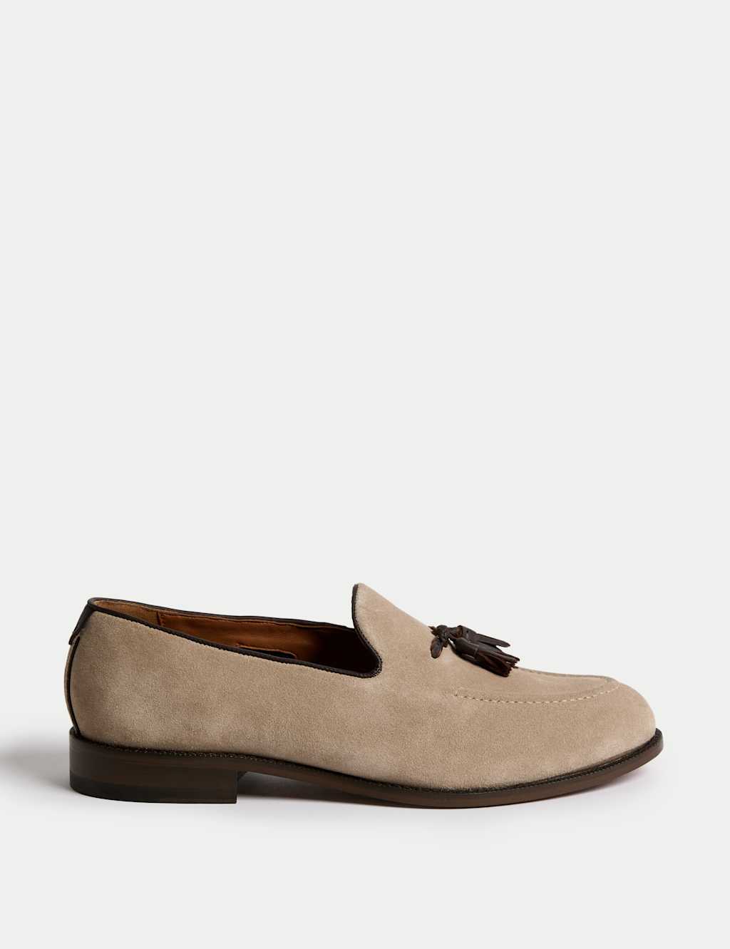 Suede Tassel Loafers