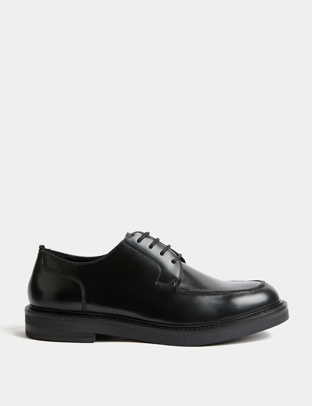 Autograph Leather Derby Shoes Black