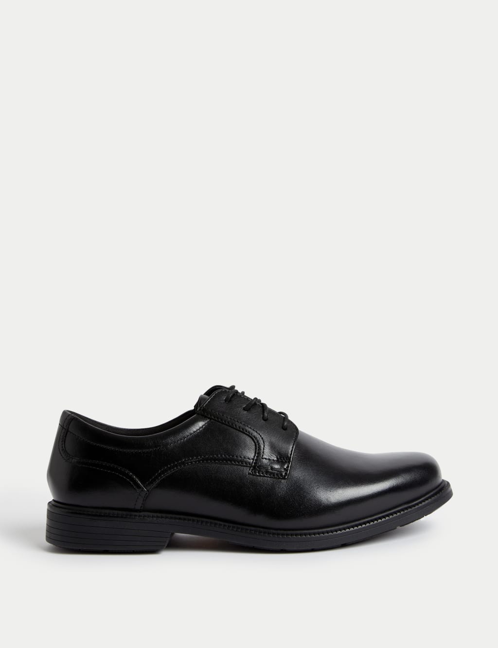 Wide Fit Airflex™ Leather Derby Shoes