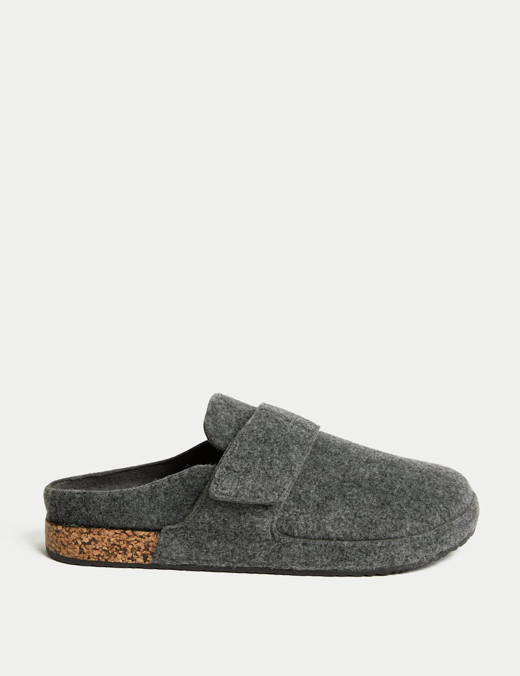 M&S Corkbed Mule Slippers with Freshfeet Grey