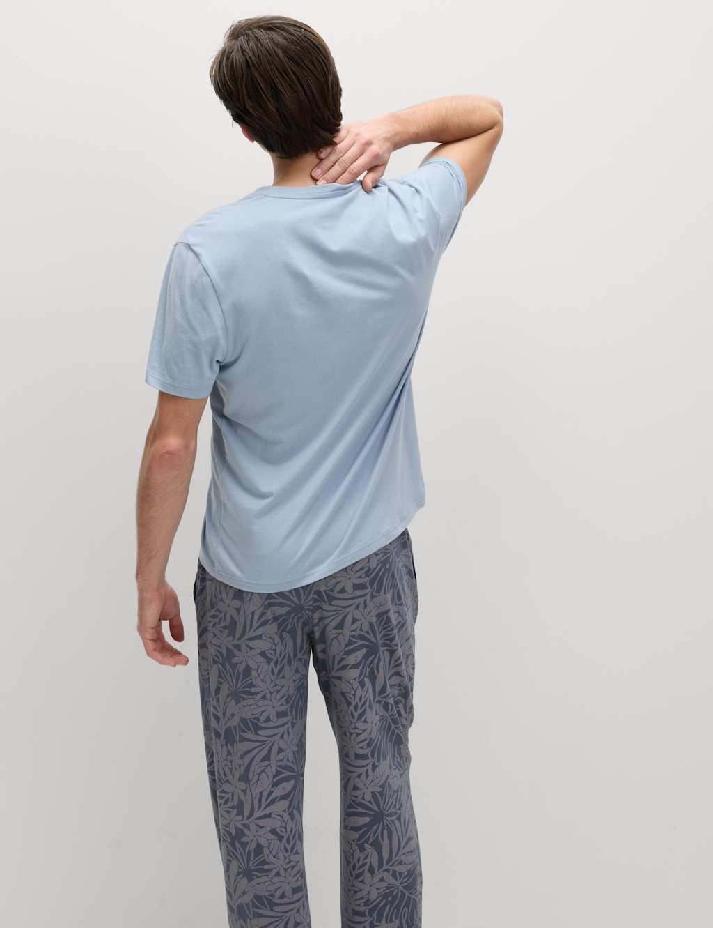 Pure Cotton Palm Print Pyjama Set