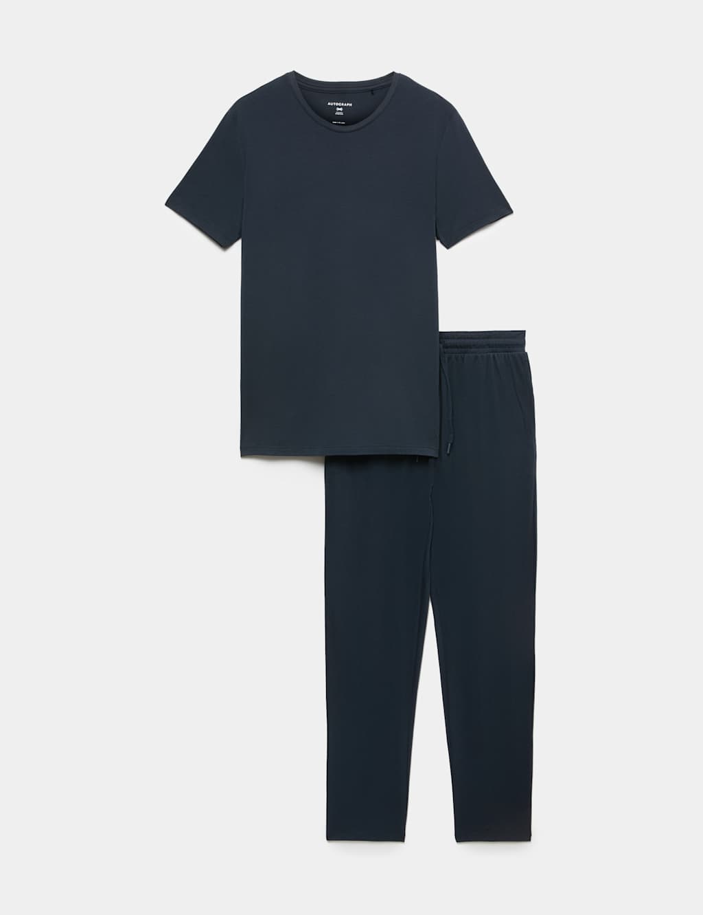 Autograph Men's Supima Cotton Modal Loungewear Set - L - Dark Navy