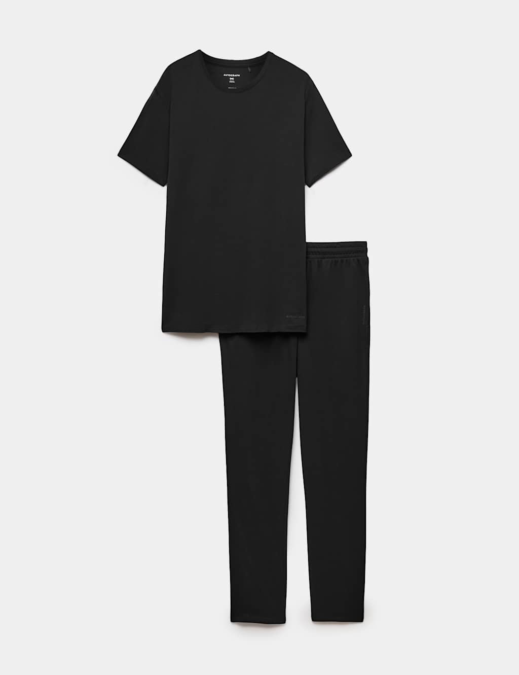 Autograph Men's Supima Cotton Modal Loungewear Set - L - Black