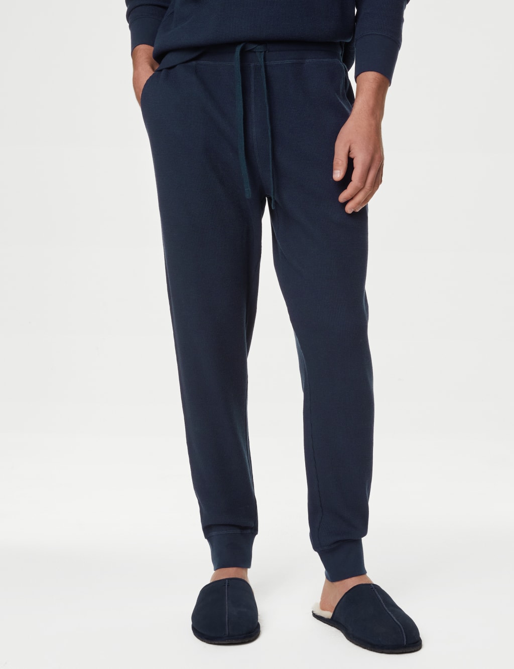 Pure Cotton Waffle Loungewear Bottoms