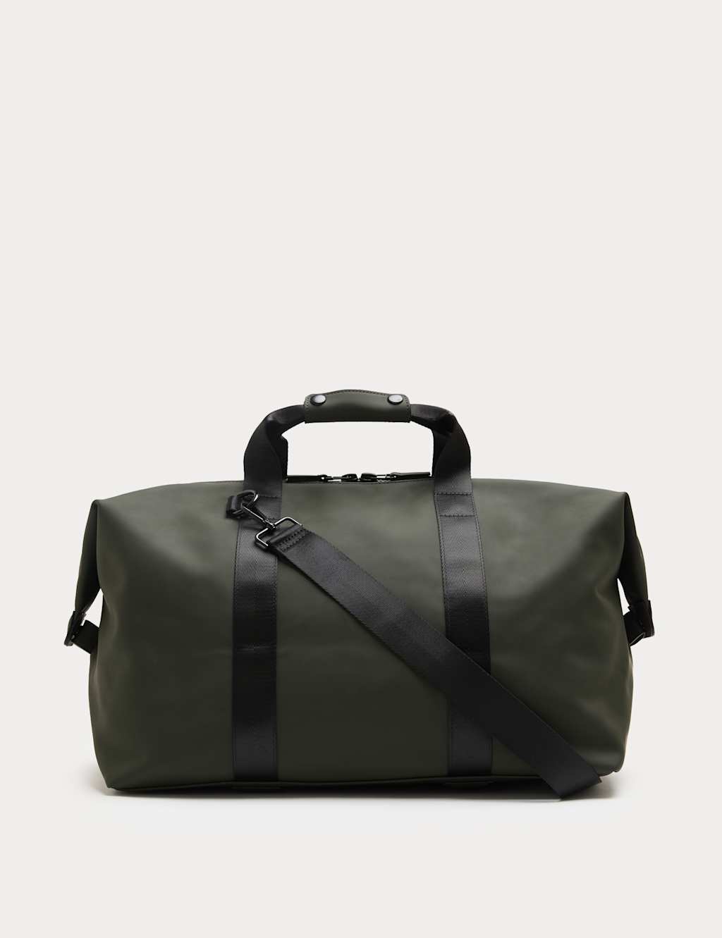 M&S Men's Rubberised Weekend Bag - Dark Khaki
