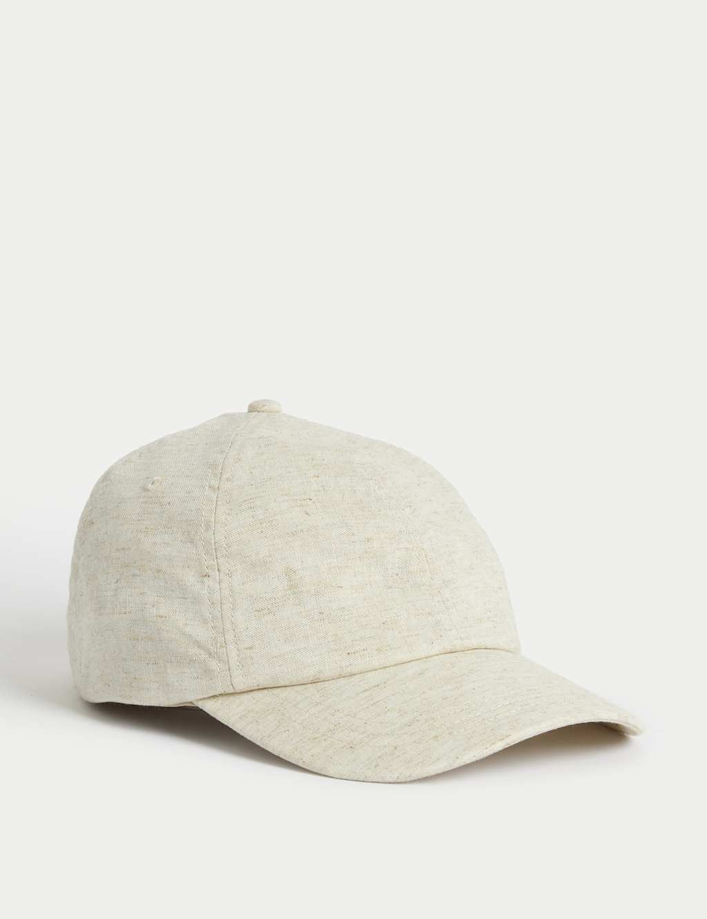 Linen Blend Baseball Cap