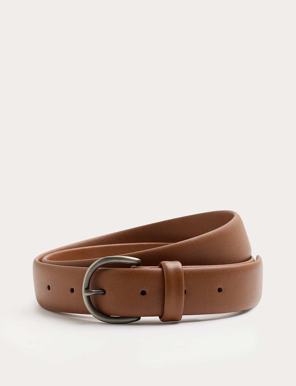 Autograph Men's Leather Textured Belt - 30-32 - Tan