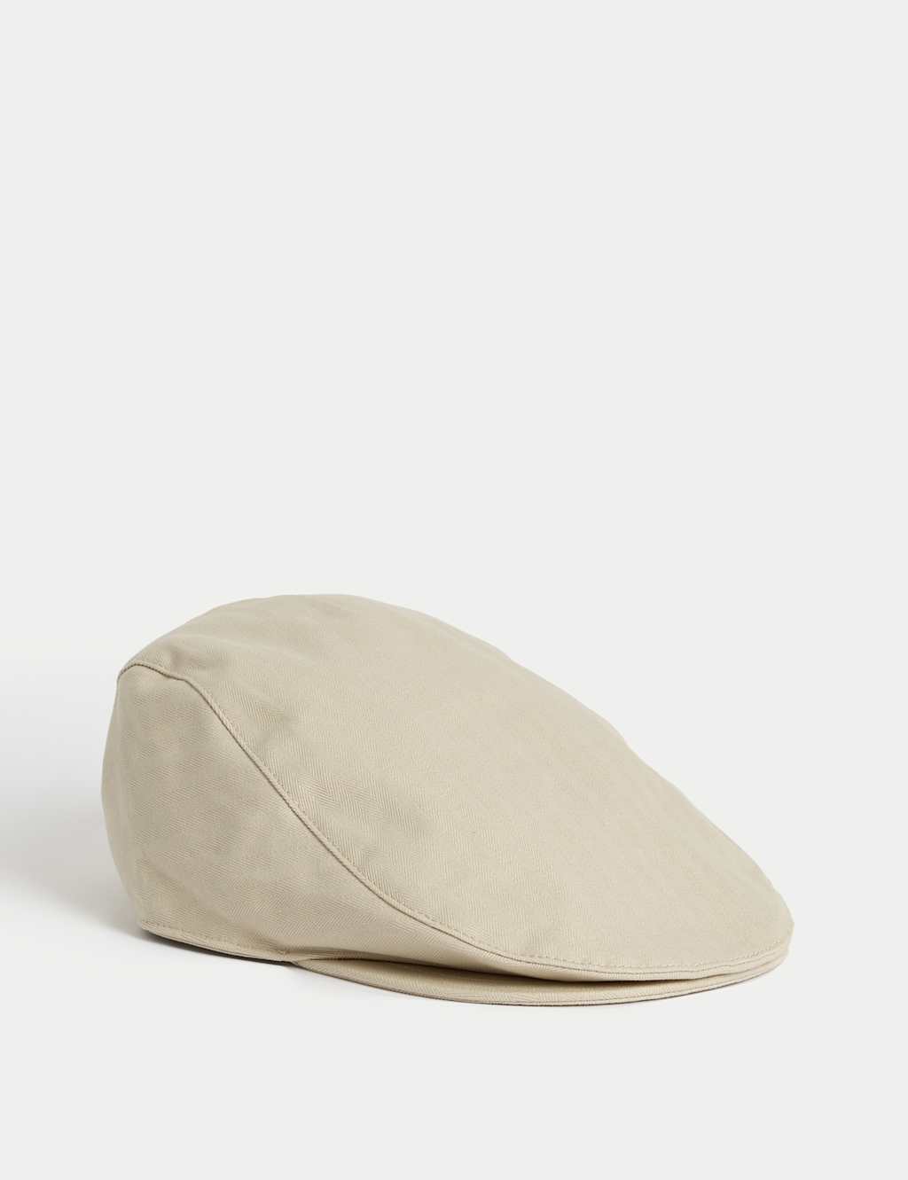 Pure Cotton Herringbone Flat Cap
