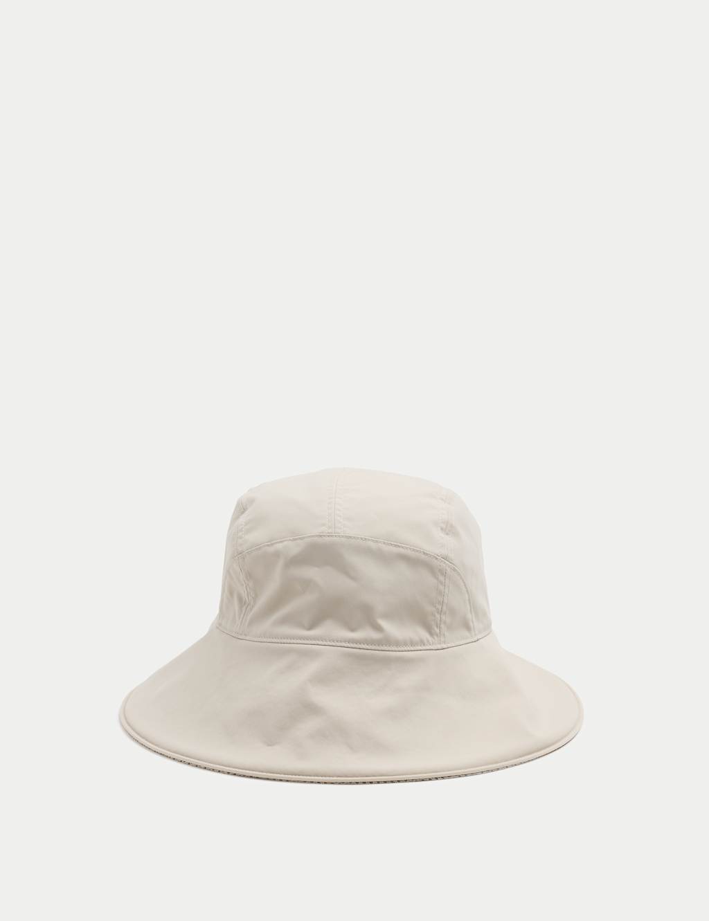 M&S Men's Lightweight Wide Brim Bucket Hat - S - M - Stone