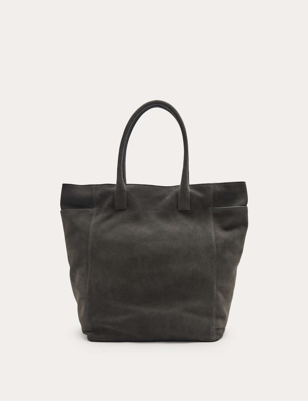 Autograph Men's Suede Tote Bag - Olive