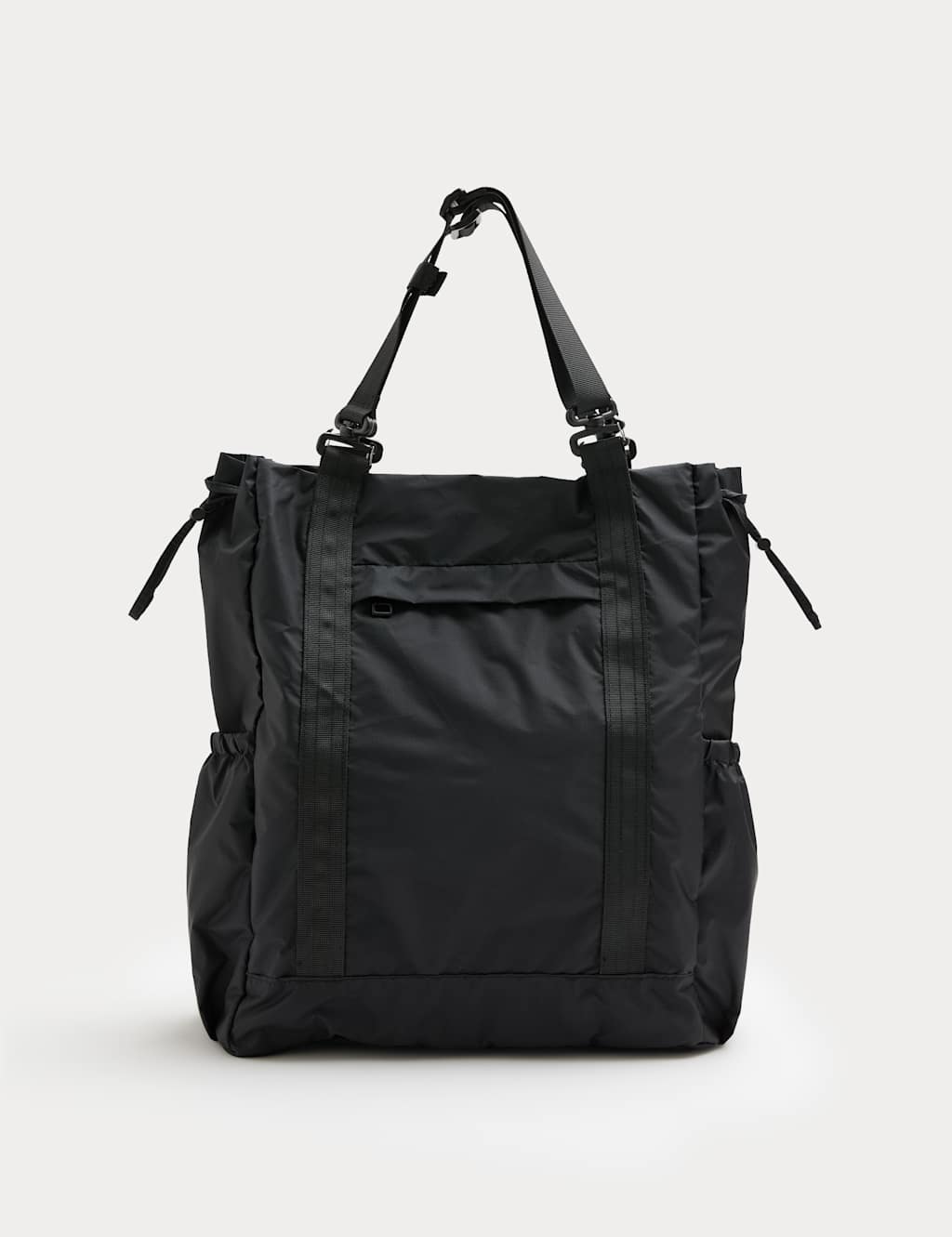 M&S Men's Drawstring Tote Bag - Black