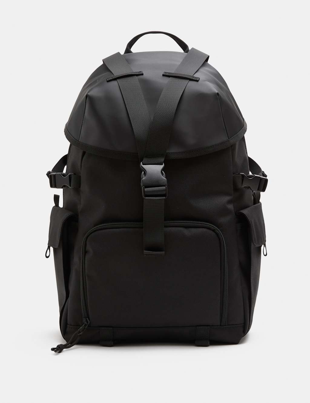 M&S Men's Water Resistant Backpack - Black Mix