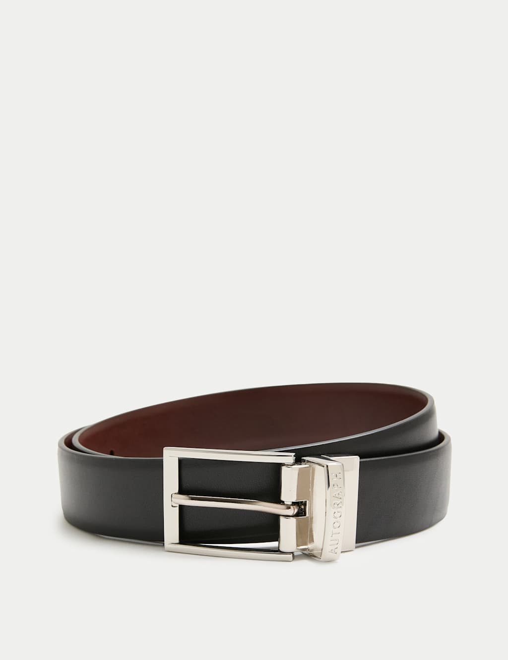 Autograph Leather Belt Black/Brown