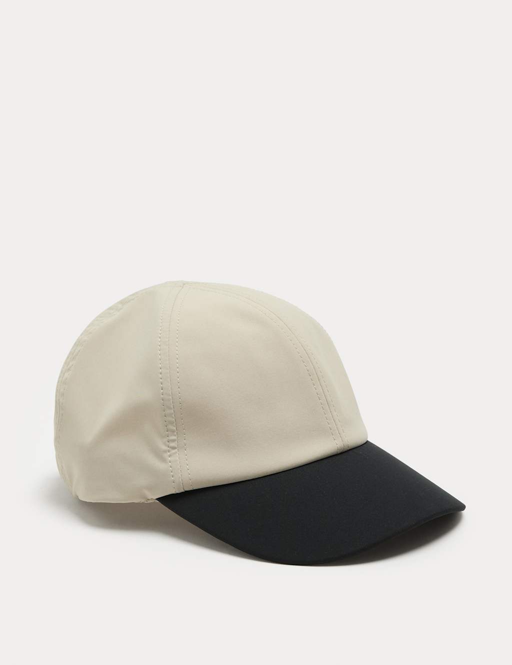 Goodmove Men's Contrast Baseball Cap - Stone