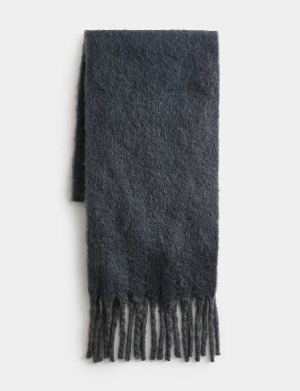 M&S Knitted Scarf Dark Ink