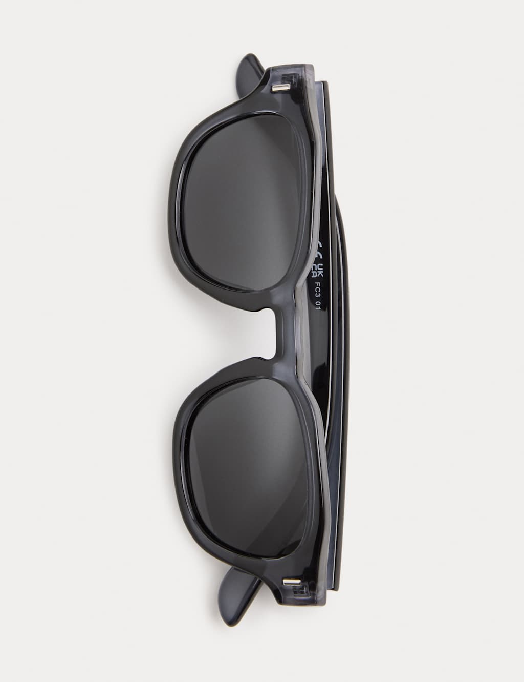 M&S Men's Chunky Polarised Sunglasses - Navy