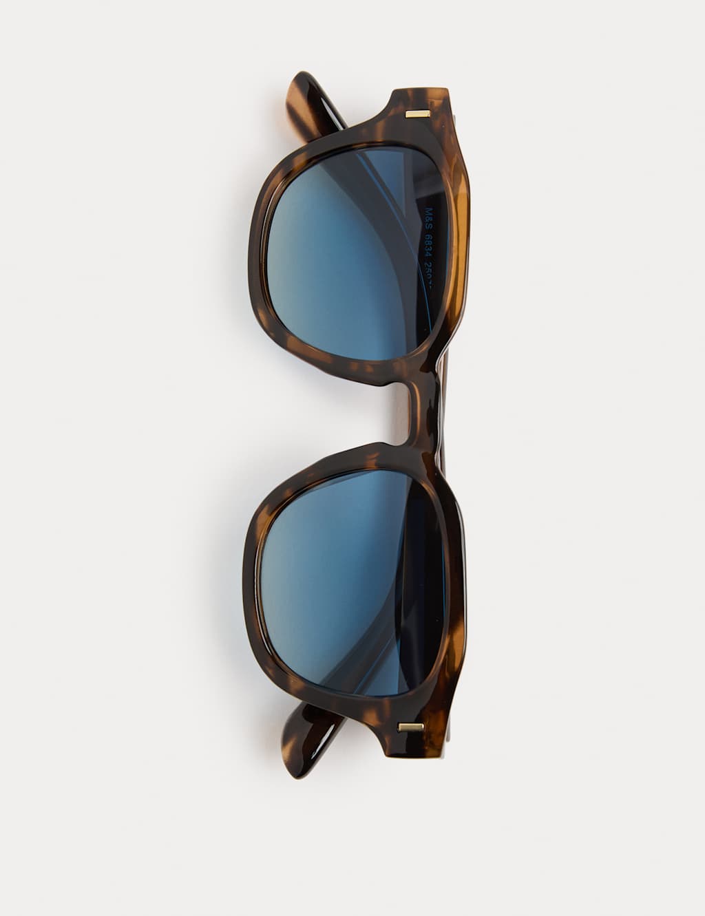 M&S Men's Chunky Polarised Sunglasses - Light Brown