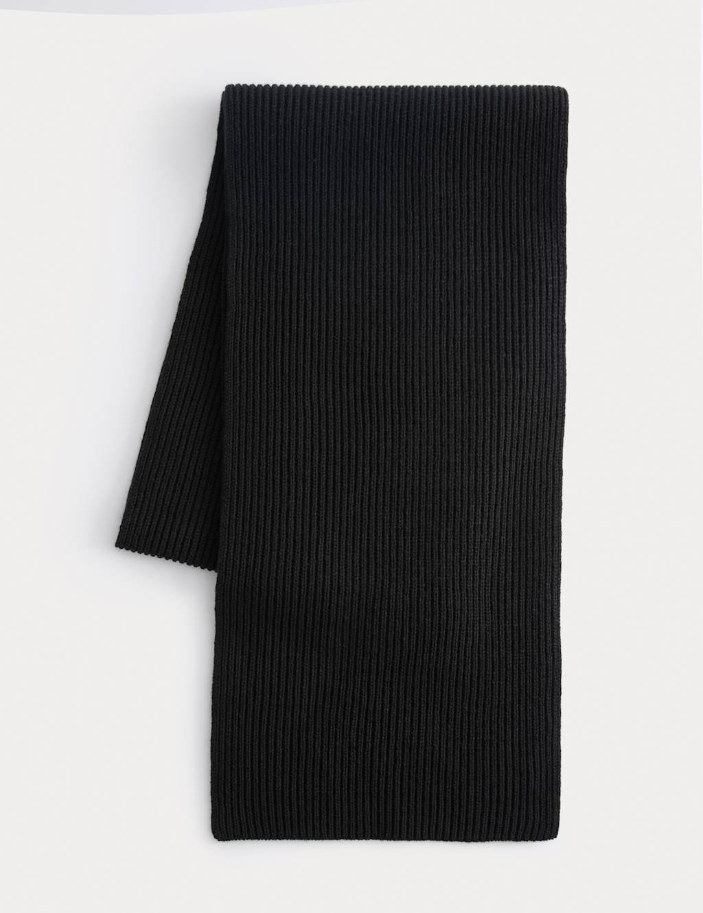 M&S Knitted Scarf Black