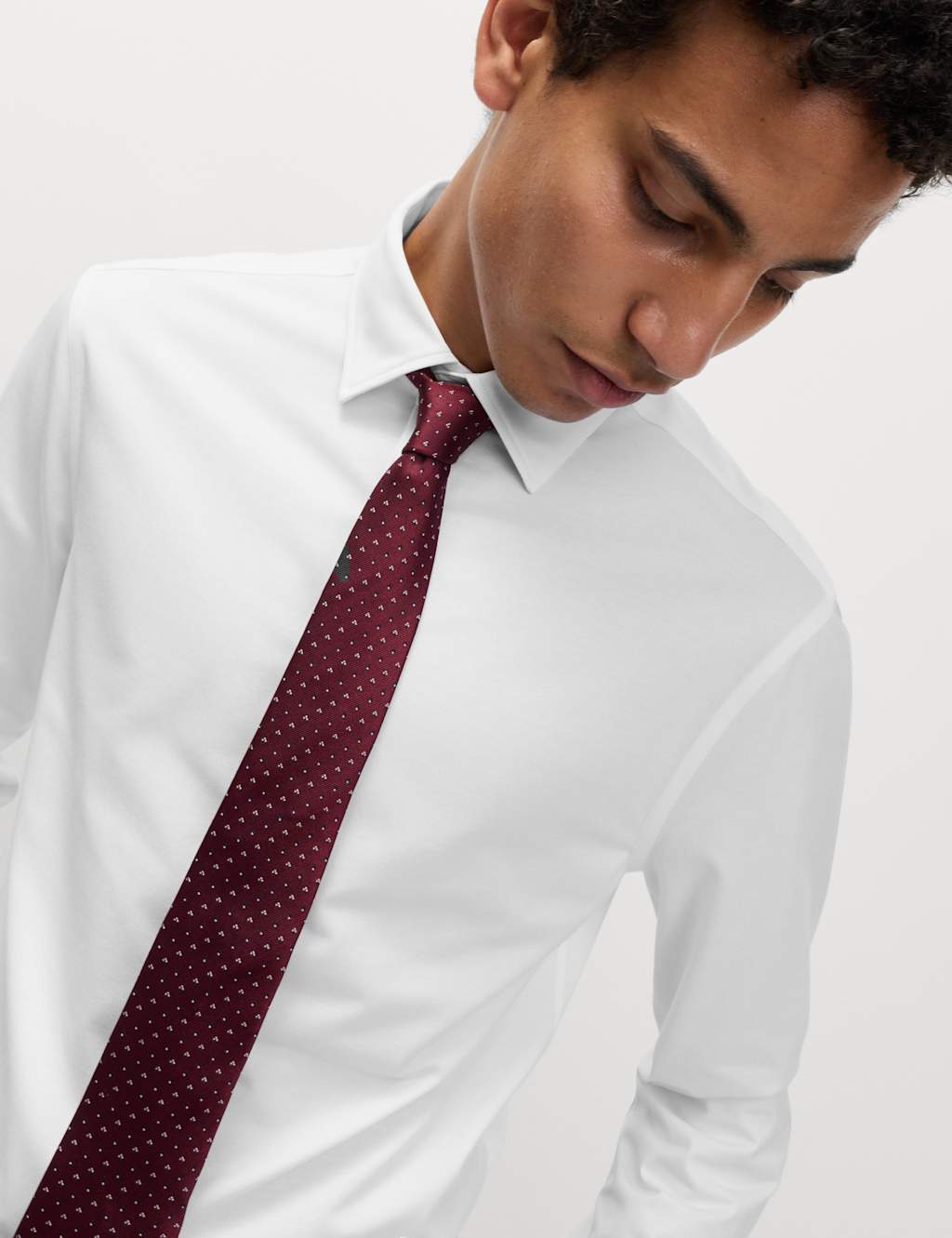 M&S Regular Fit Ultimate Jersey Shirt White