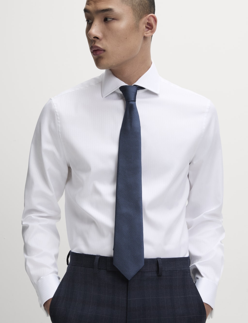 Slim Fit Luxury Cotton Striped Shirt