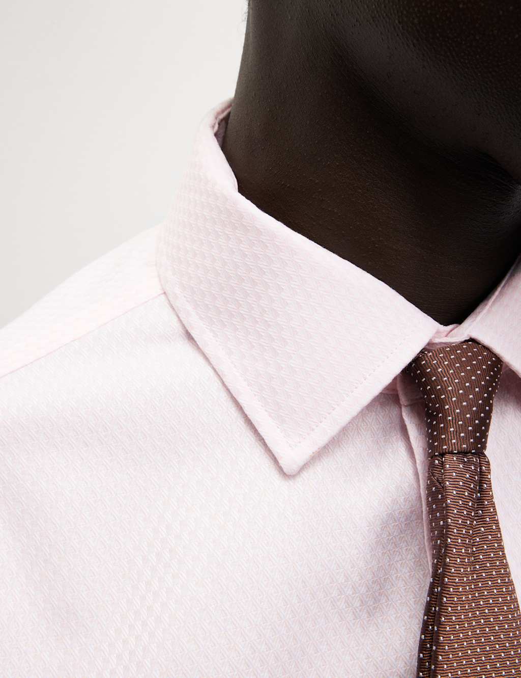 Regular Fit Luxury Pure Cotton Textured Shirt