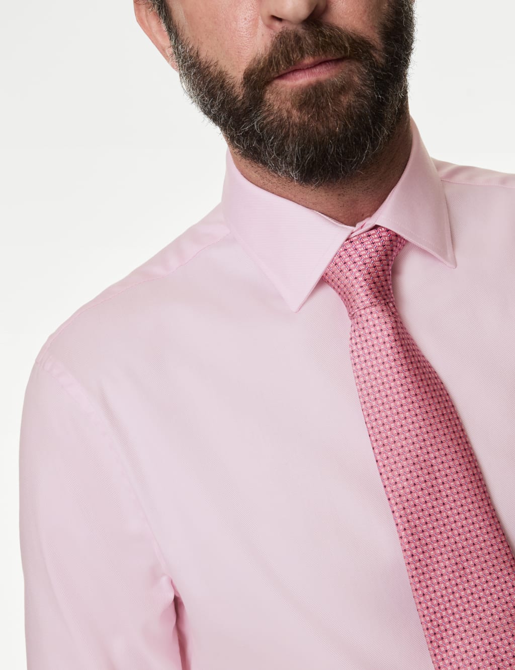 Pink grapefruit print Mens shirt … mens S