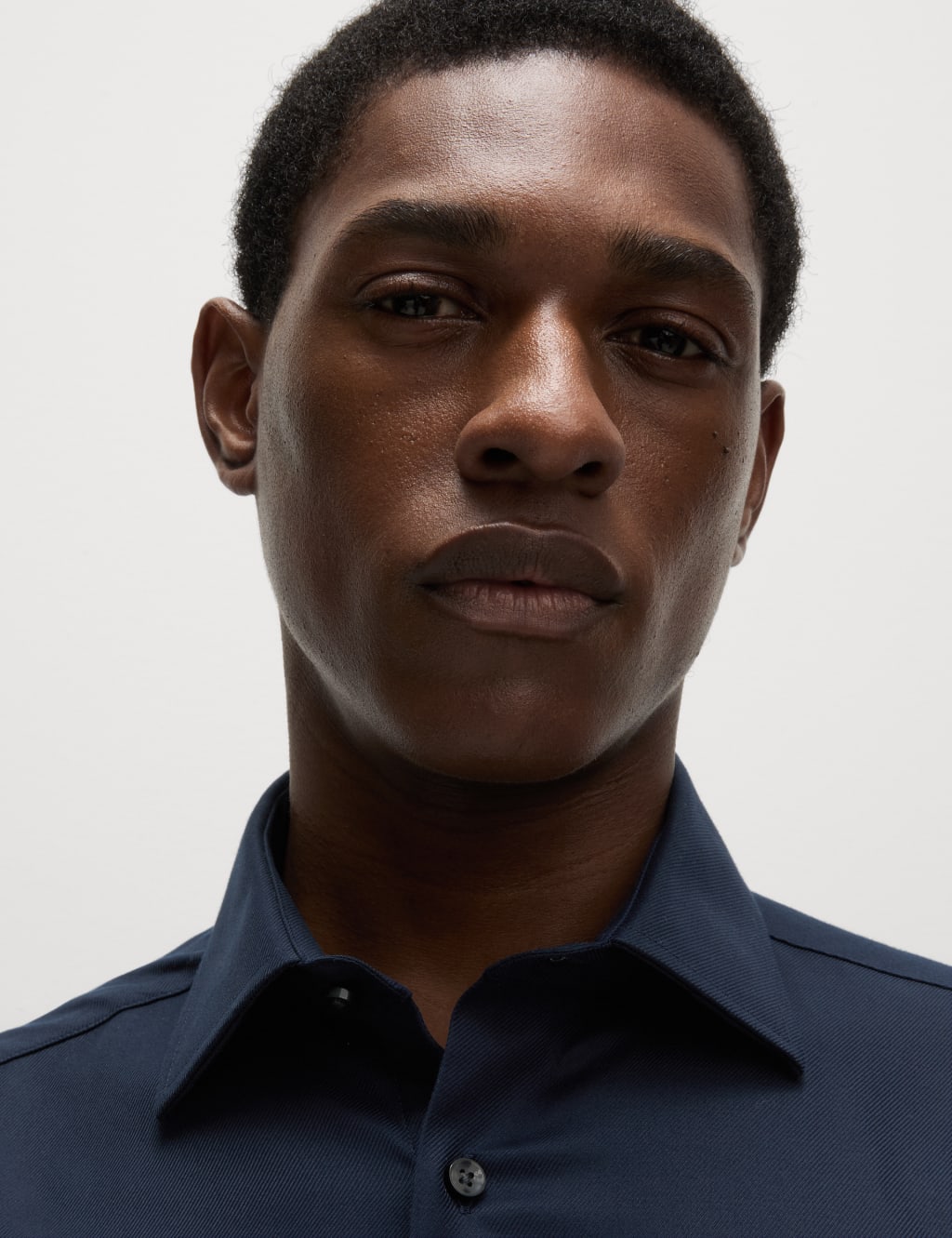 Slim Fit Luxury Cotton Twill Shirt