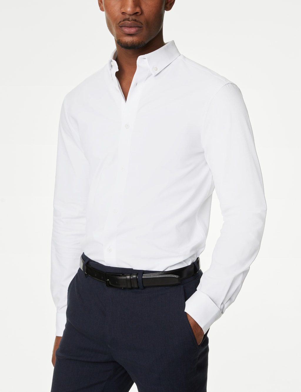 Men's White Shirts at M&S