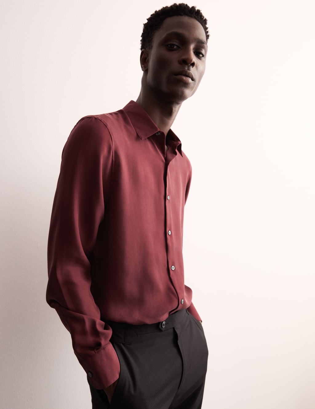 Silk Formal Shirts at M S