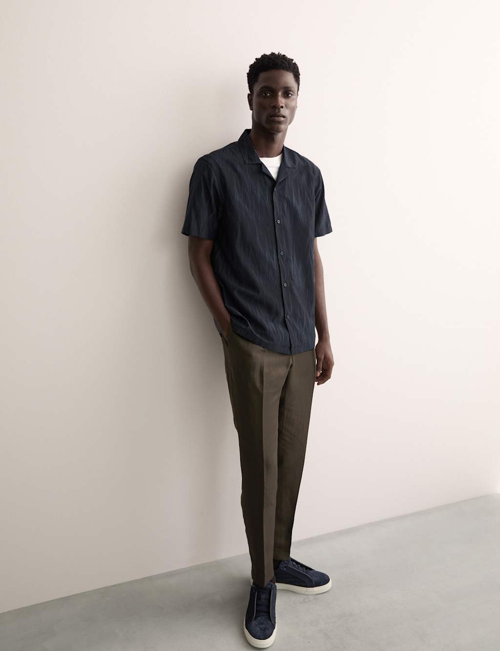Regular Fit Luxury Cotton Silk Blend Shirt