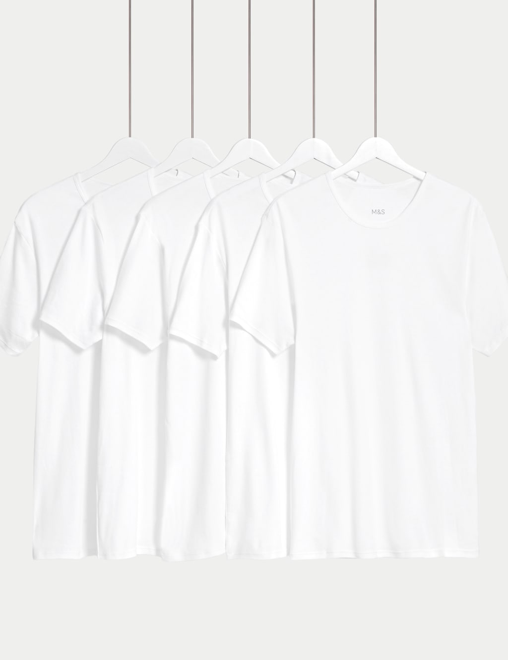 5pk Essential Cotton T-Shirt Vests