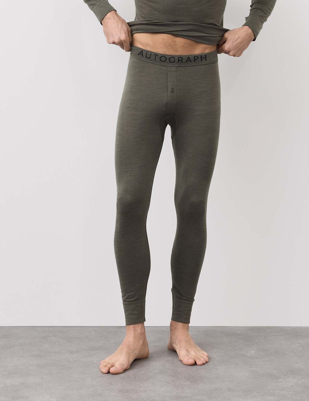 Autograph Men's Merinotec Maximum Thermal Long Johns - M - Mole